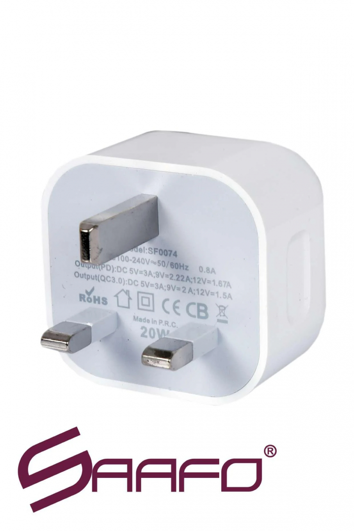 SAAFO 2-USB ADAPTER 3A OUTPUT
